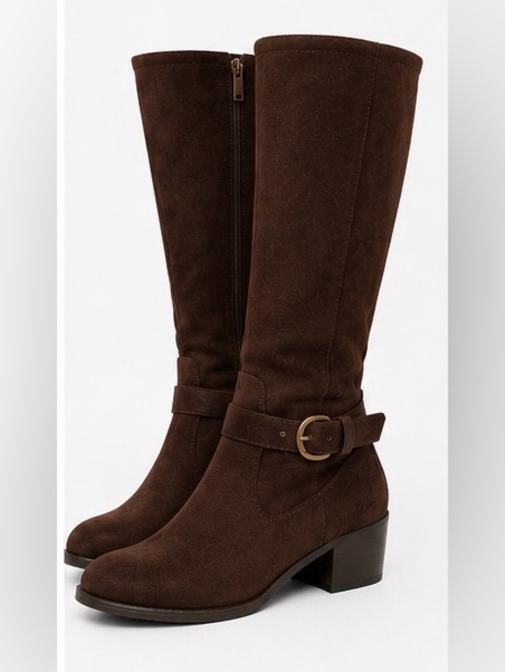 Kim Roger’s Ultra Comfort Technology Mariah Dark-Brown Suede Boots
